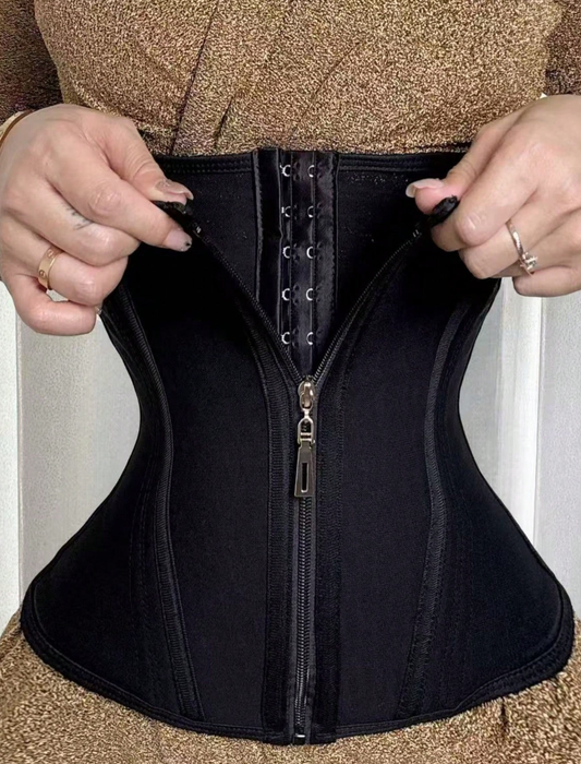 Women's Fitness Training Dance Yoga Workout Body Shaping Waist Cincher, Daily Body Shaping Waist Belt With Mesh Fabric Sports Fall