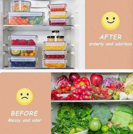 22/24/32/48/52 Pack Food Storage Containers With Airtight Lids, Meal Prep Containers, Lunch Office Meal For Freezer And Dishwasher.（food-grade PP）