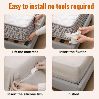 [BUY 1 GET 1 FREE] Heavy Duty BedSheet Clips & Invisible MattressCorner Fasteners