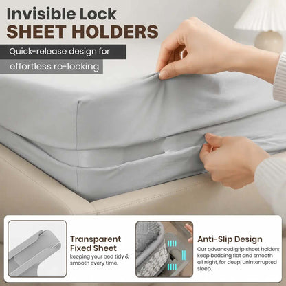 [BUY 1 GET 1 FREE] Heavy Duty BedSheet Clips & Invisible MattressCorner Fasteners